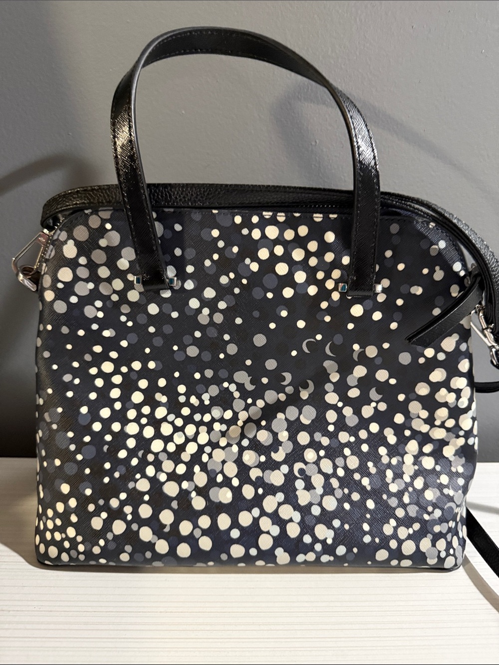 Kate Spade New York Maise Soiree Dot Medium Dome Satchel - Picture 6 of 8